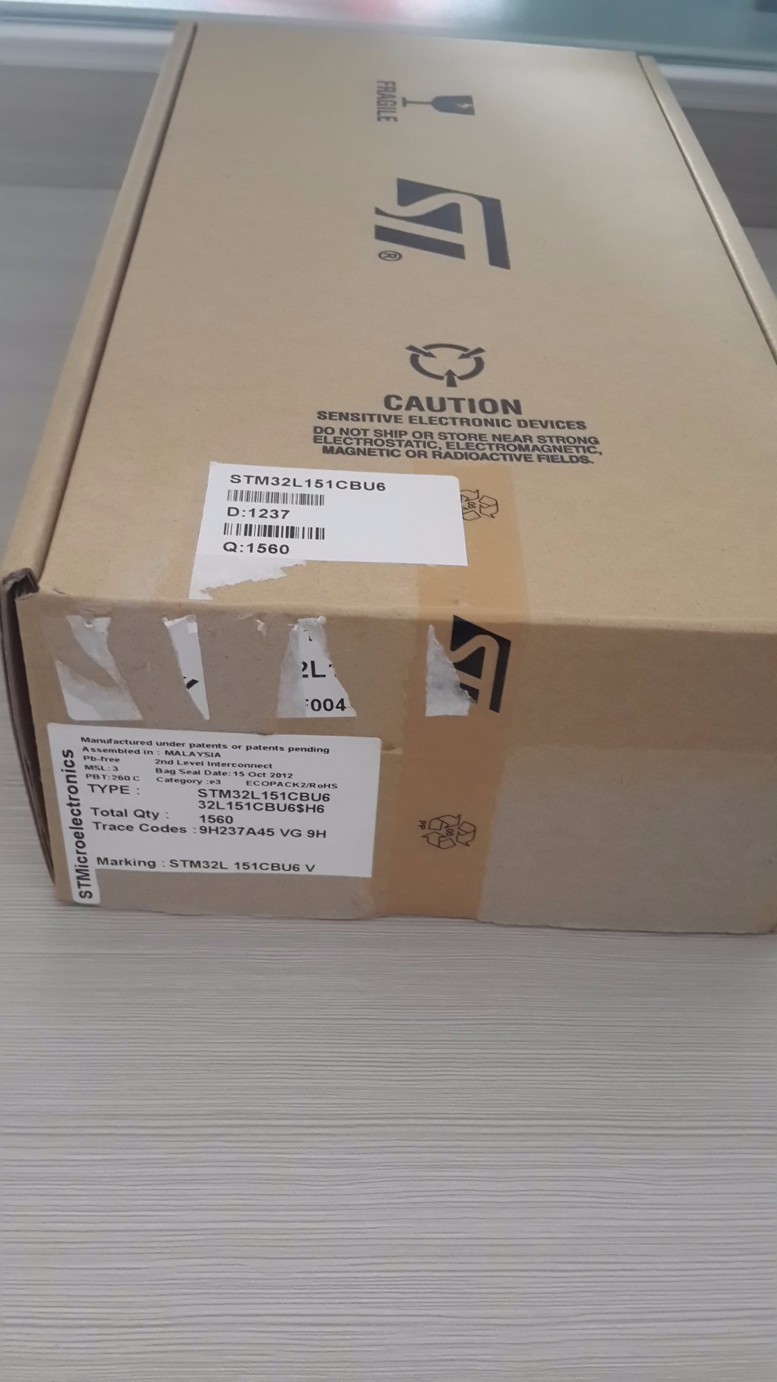 ST 单片机 MCU STM32L151CBU6